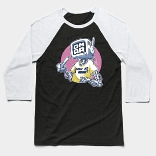 Draw me a Robot (dark) Baseball T-Shirt